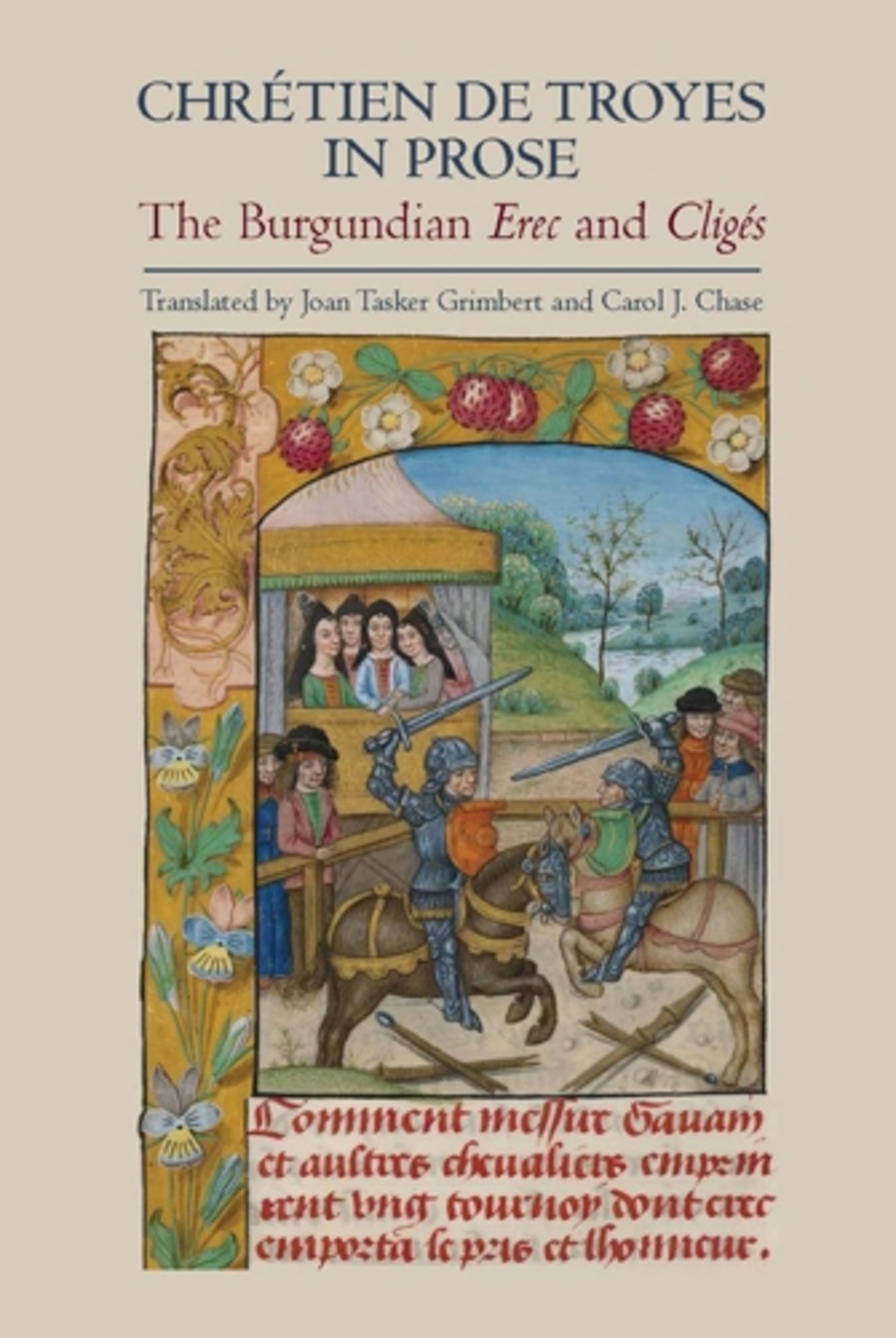 Cover image for Chrétien de Troyes in Prose: the Burgundian Erec and Cligés ISBN 9781843842699